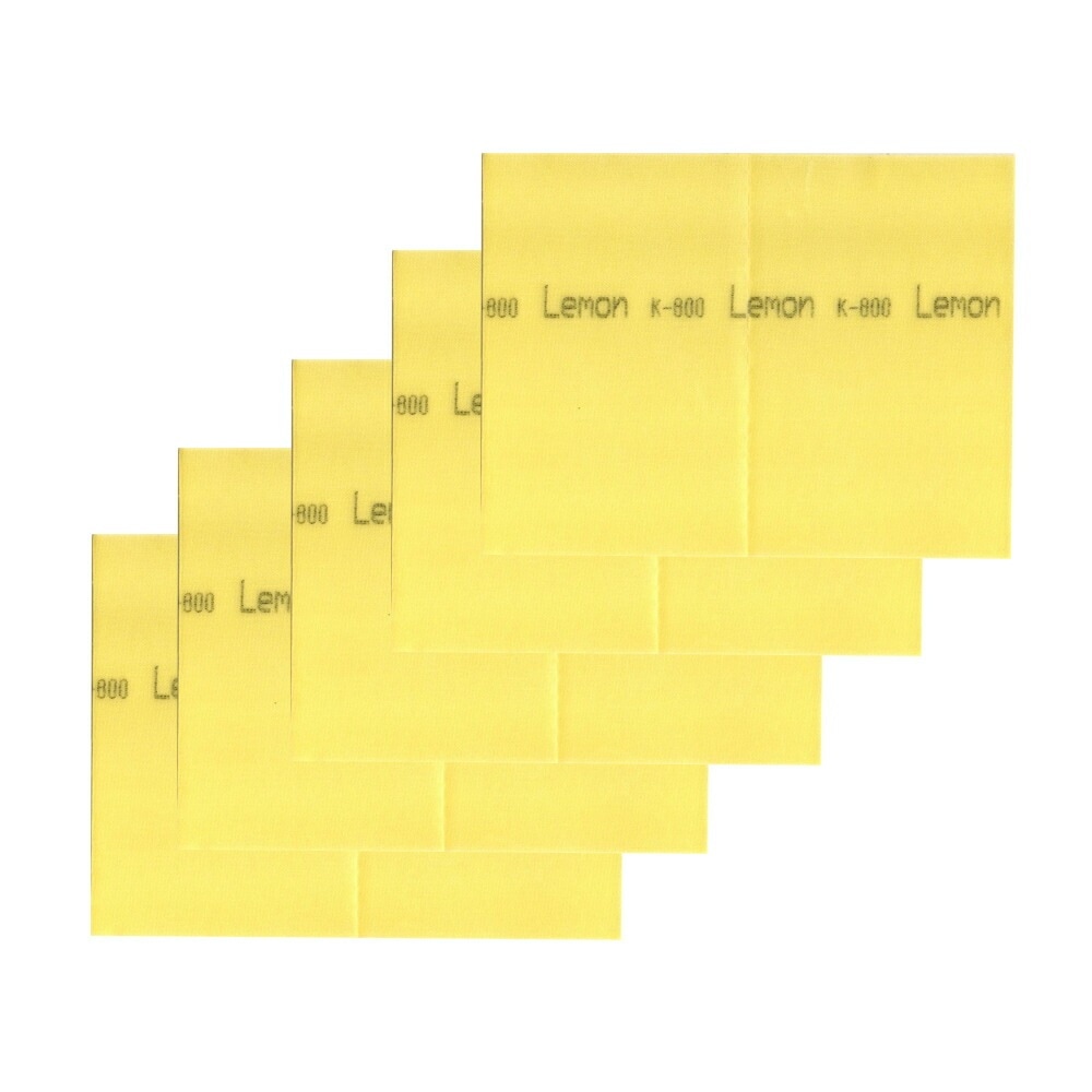 コバックス 空研ぎ マジックタイプ スーパーアシレックス レモン ミシン目シート 170×130mm K-800 800番相当 10枚入 メール便 即日発送
