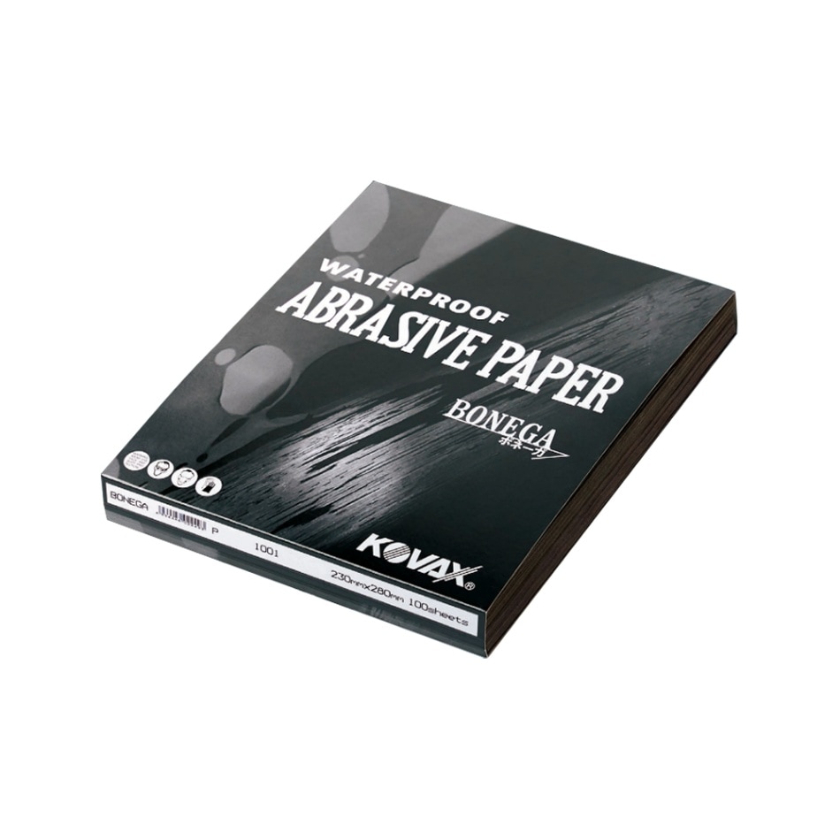 コバックス 耐水ペーパー(BONEGA) 230mm×280mm 1001 ノーカット P60 100枚入 取寄