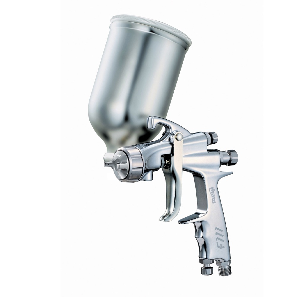 明治機械製作所 小形汎用ハンドスプレーガン F111-G20 重力式 2.0口径  取寄