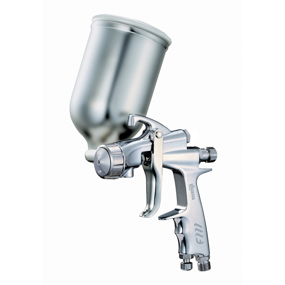 明治機械製作所 小形汎用ハンドスプレーガン F111-G08R 重力式 0.8口径  取寄