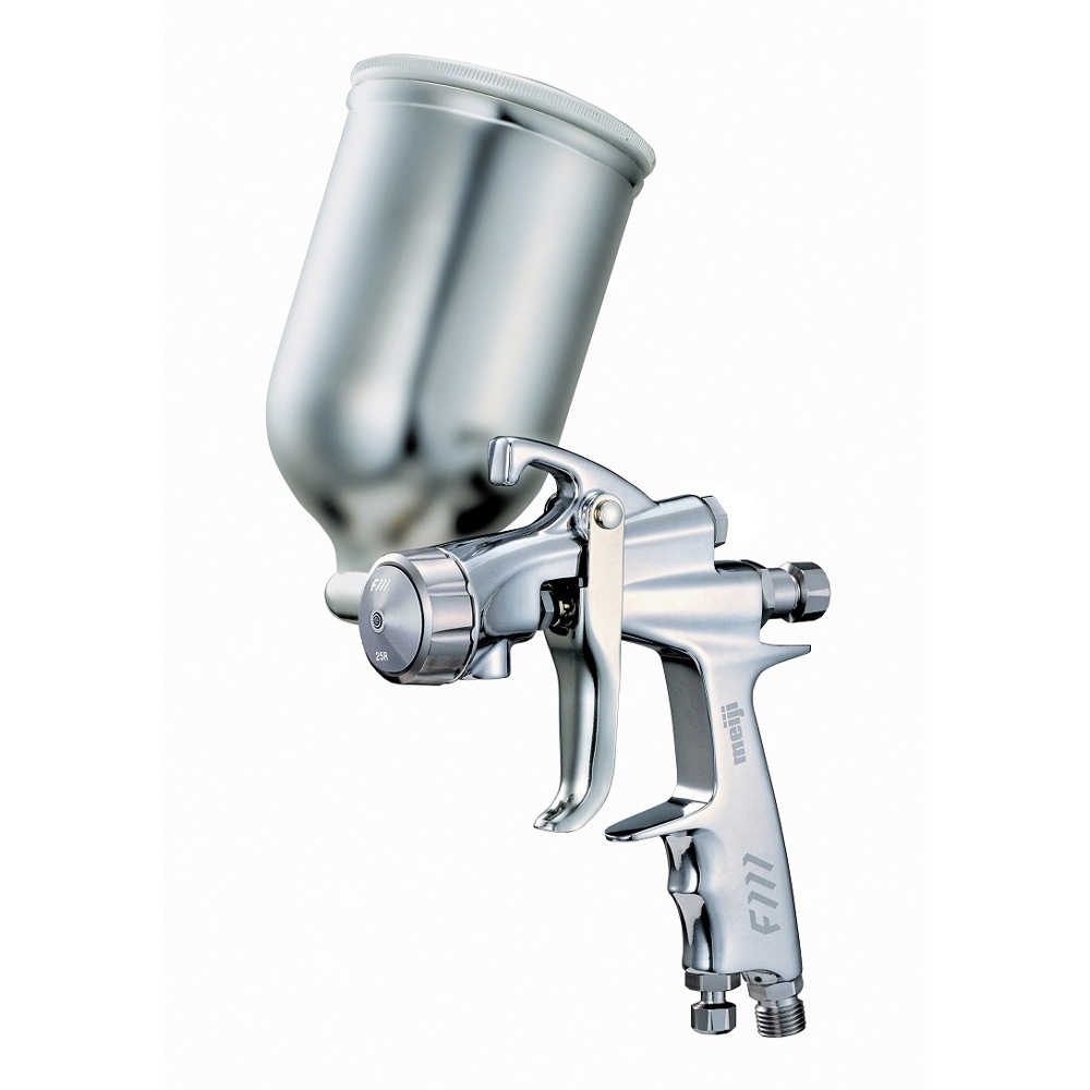 明治機械製作所 小形汎用ハンドスプレーガン F111-G25R 重力式 2.5口径  取寄