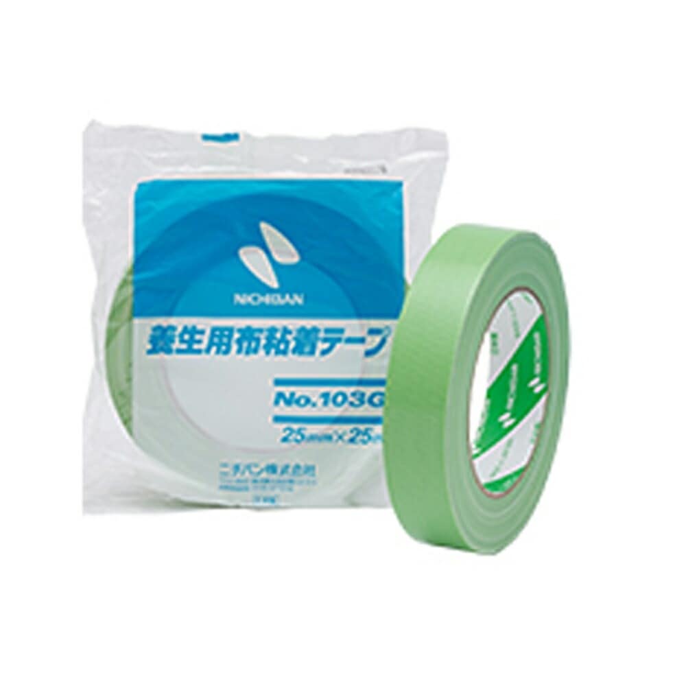 ニチバン NO.103G 養生用布粘着テープﾟ緑 38ﾐﾘ 36個入 1ケース ケース販売 取寄