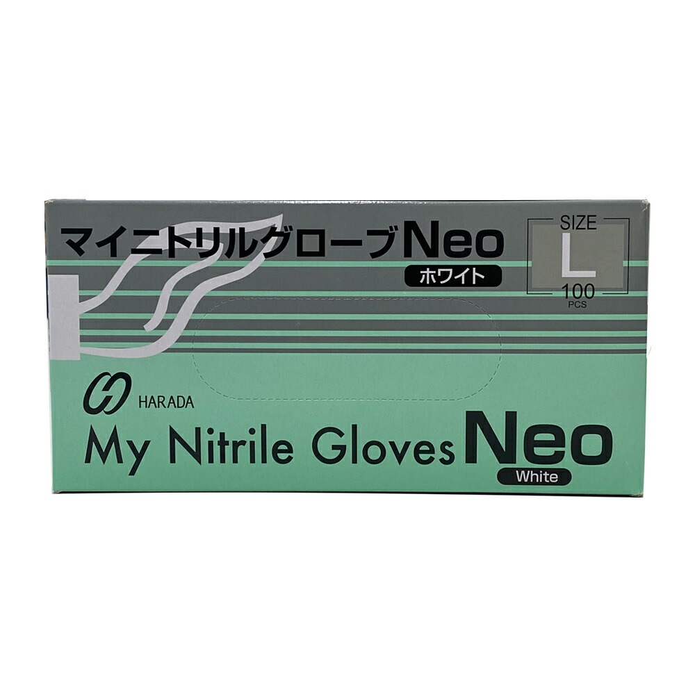 原田産業 マイニトリルグローブNeo Lサイズ100枚入×1箱 即日発送
