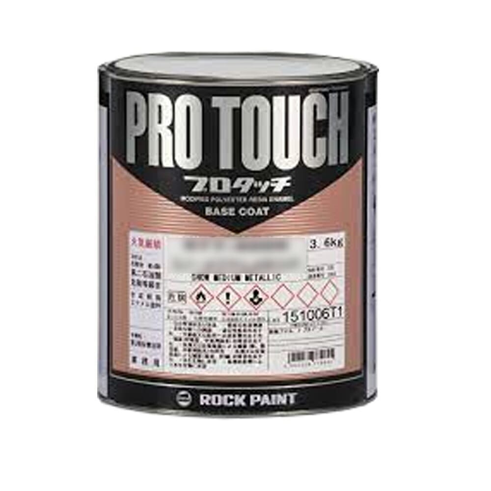 ロックペイント 077-0094-02プロタッチ ホワイトメタリック 3.6kg×1缶 取寄