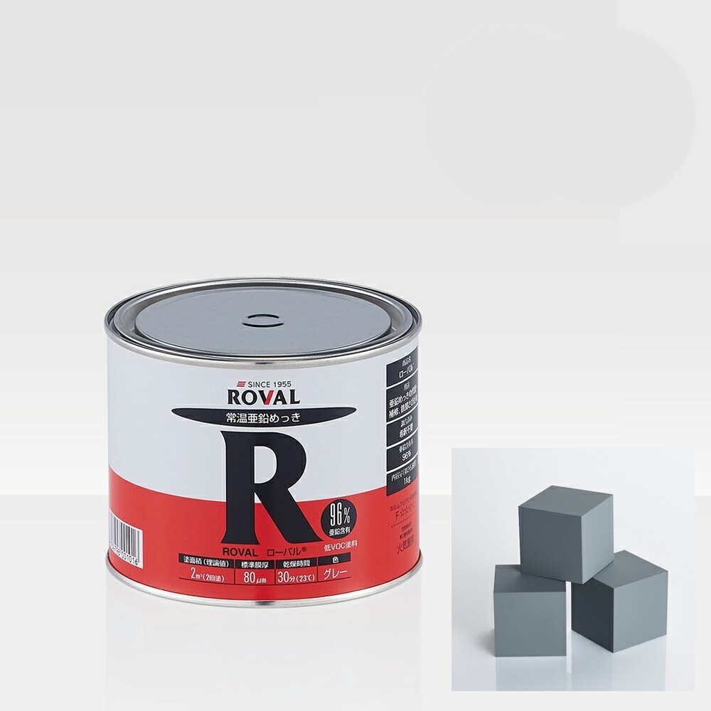 ローバル ROVAL R-1KGさび止め塗料 ローバル 1kg×1個 取寄