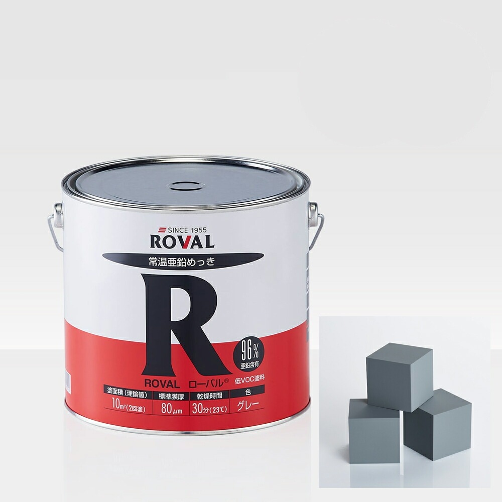 ローバル ROVAL R-5KGさび止め塗料 ローバル 5kg×1個 取寄