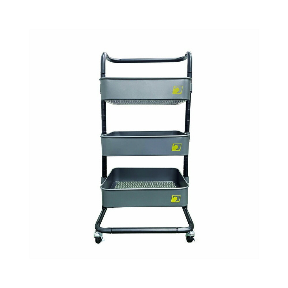 SIGNET 三段スチールラックキャスター付 54158 シグネット 取寄