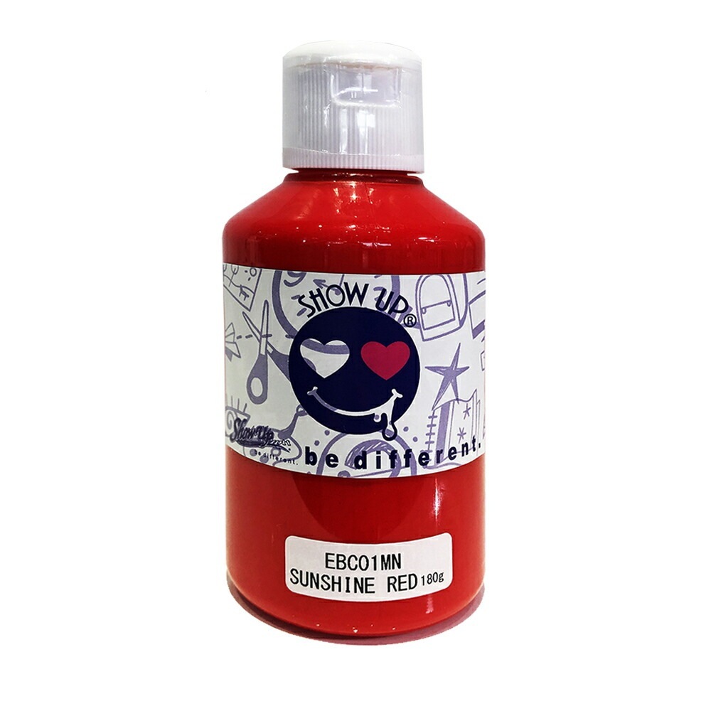 SHOWUP ベースカラー EBC01MN サンシャインレッド ミニボトル 180g 取寄