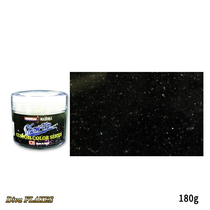 SHOWUP ディーバフレーク1/64インチ SF104 ブラック BLACK 180g 取寄