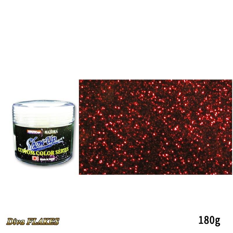 SHOWUP ディーバフレーク1/64インチ SF110 レッド RED NEON 180g 取寄