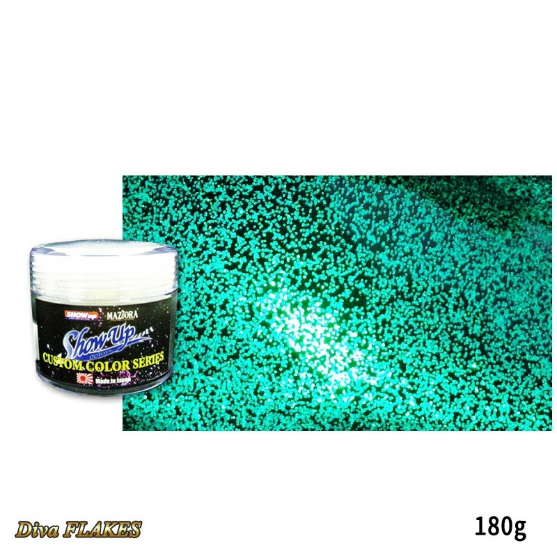 SHOWUP ディーバフレーク1/64インチ SF119 グリーン GREEN 180g 取寄