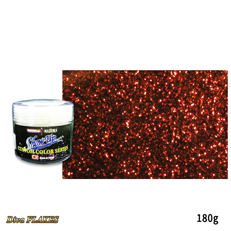 SHOWUP ディーバフレーク1/64インチ SF120 オレンジ ORANGE NEON 180g 取寄