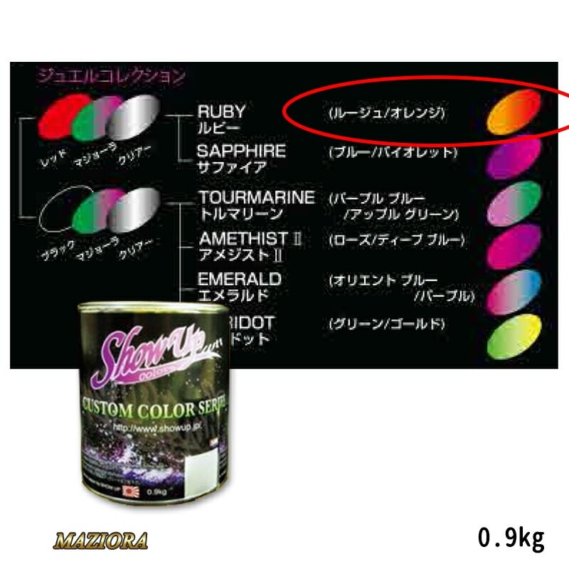 SHOWUP マジョーラジュエルコレクション 706 ルビー 0.9kg 取寄
