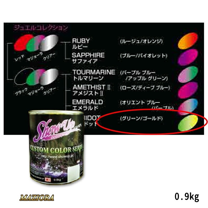 SHOWUP マジョーラジュエルコレクション 714 ペリドット 0.9kg 取寄