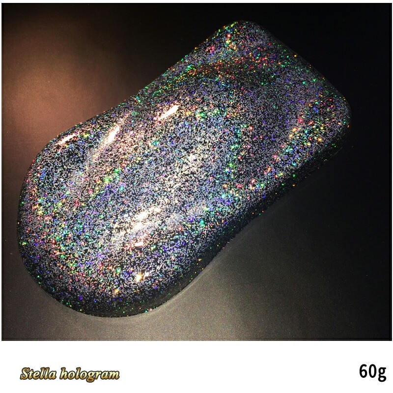 SHOWUP ステラホログラムフレーク SSH40 ステラシルバーレインボー 0.4mm 60g 取寄