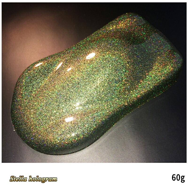 SHOWUP ステラホログラムフレーク SGH05 ステラゴールドレインボー 0.05mm 60g 取寄