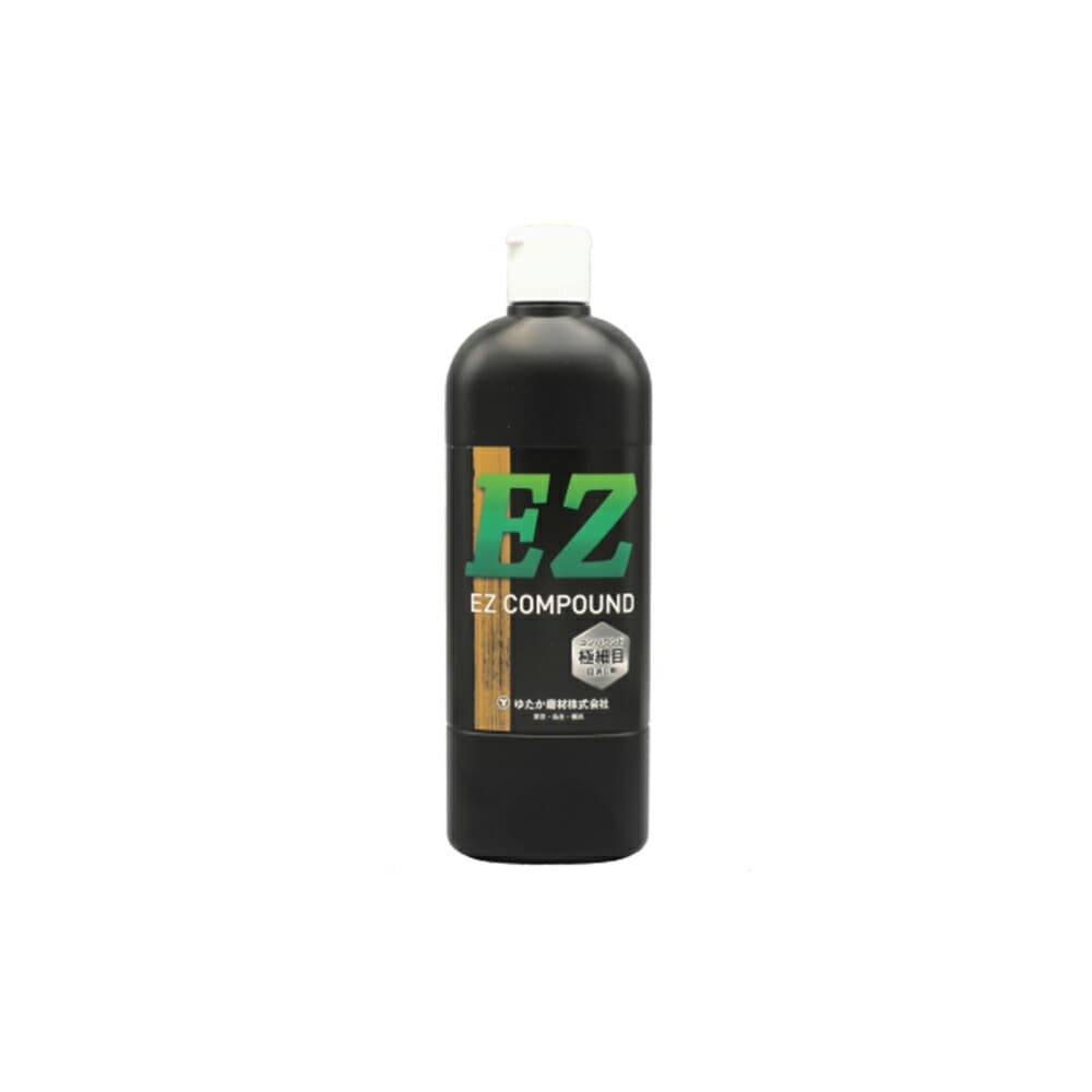 ゆたか磨材 EZコンパウンド 極細目 (緑) 500ml 12本入 (ケース販売) 取寄