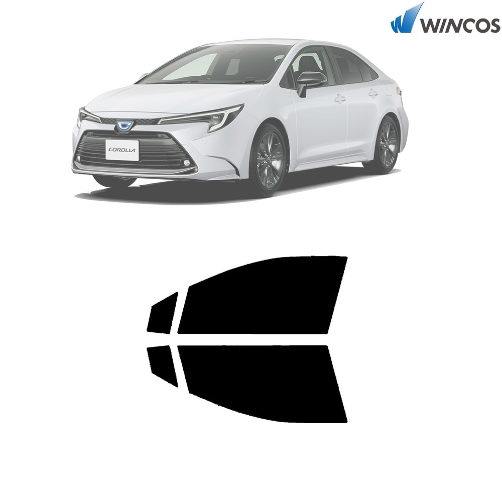 リンテック wincos スタンダードシリーズ  フロントドアガラスのみ トヨタ カローラ セダン R01.10- 車種別 カット済みカーフィルム 取寄