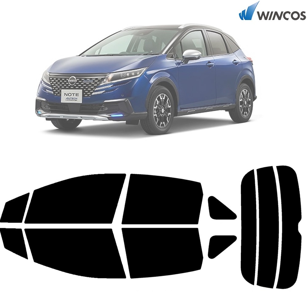 リンテック wincos スタンダードシリーズ  フルセット(リア全面+フロントドア)  ニッサン ノート R02.12- 車種別 カット済みカーフィルム 取寄