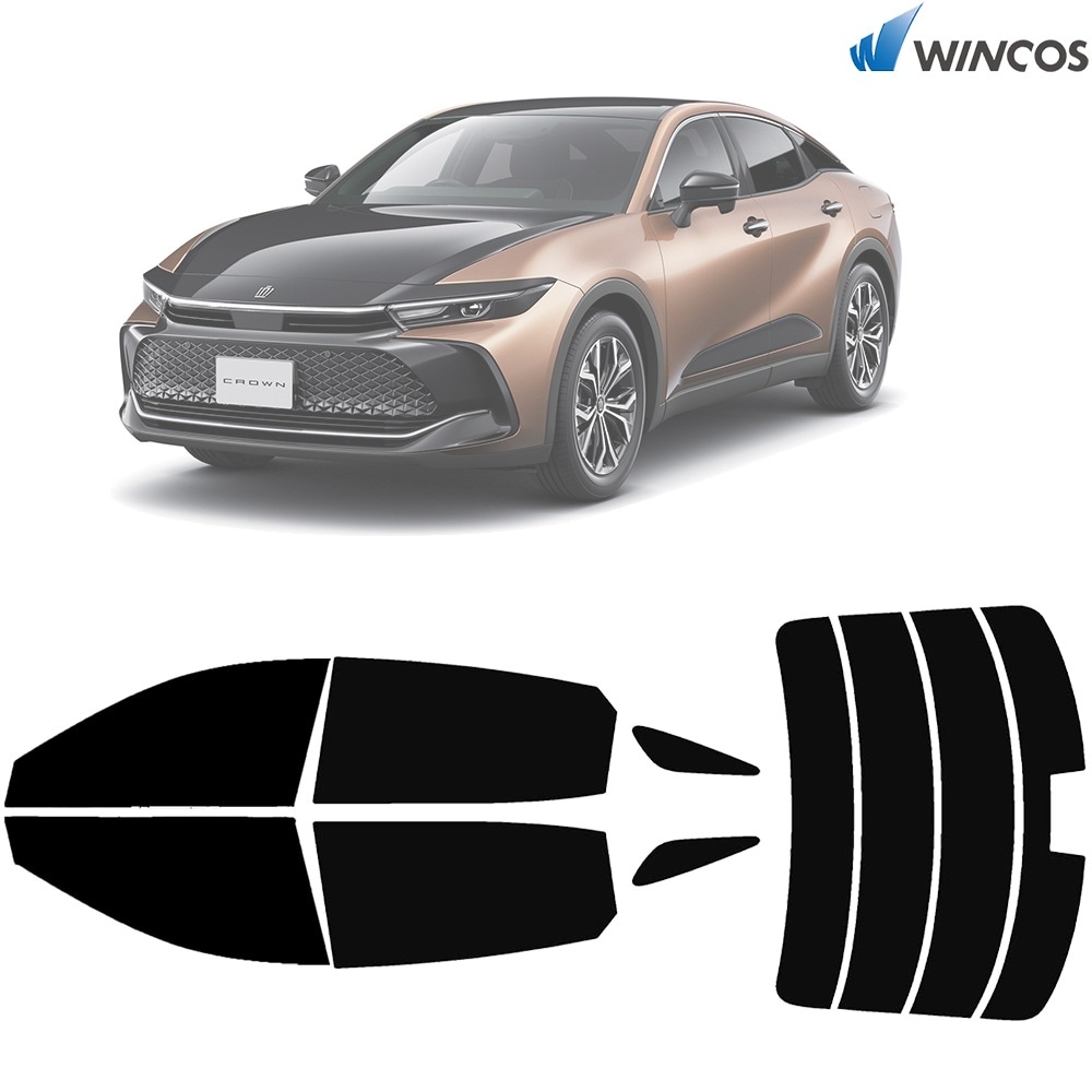 リンテック wincos スタンダードシリーズ  フルセット(リア全面+フロントドア)  トヨタ クラウン クロスオーバー R04.09- 車種別 カット済みカーフィルム 取寄