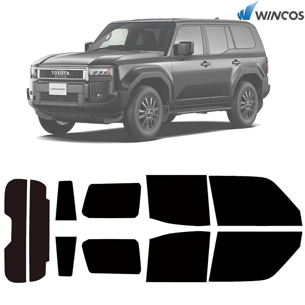 リンテック wincos スタンダードシリーズ  フルセット(リア全面+フロントドア)  トヨタ ランドクルーザー R06.04- 車種別 カット済みカーフィルム 取寄