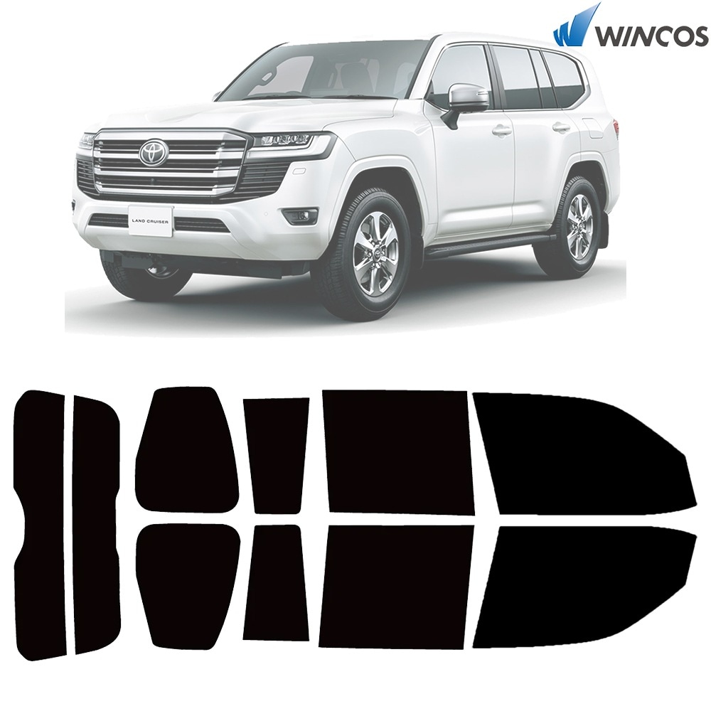 リンテック wincos スタンダードシリーズ  フルセット(リア全面+フロントドア)  トヨタ ランドクルーザー R03.08- 車種別 カット済みカーフィルム 取寄