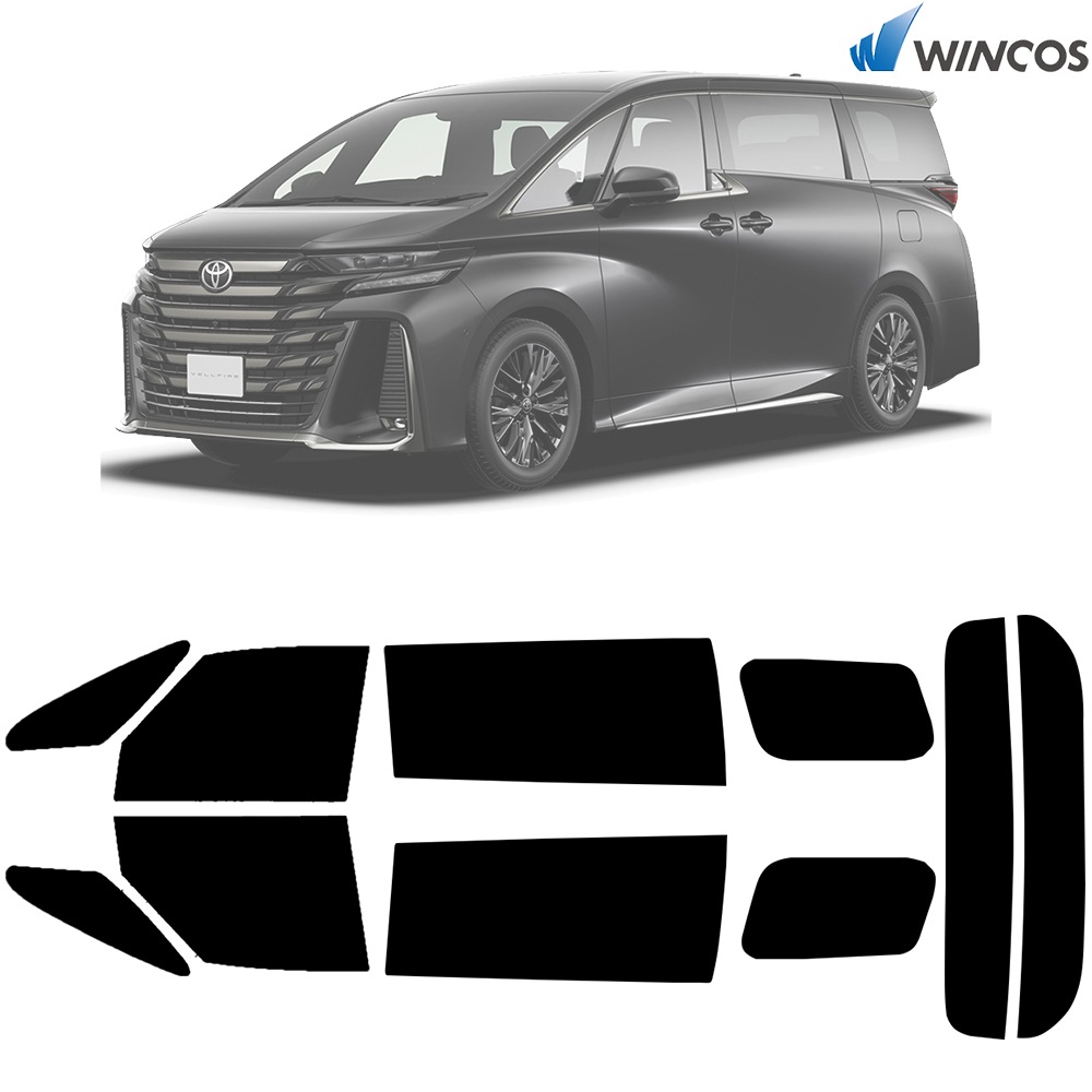 リンテック wincos スタンダードシリーズ  フルセット(リア全面+フロントドア)  トヨタ ヴェルファイア R05.06- 車種別 カット済みカーフィルム 取寄