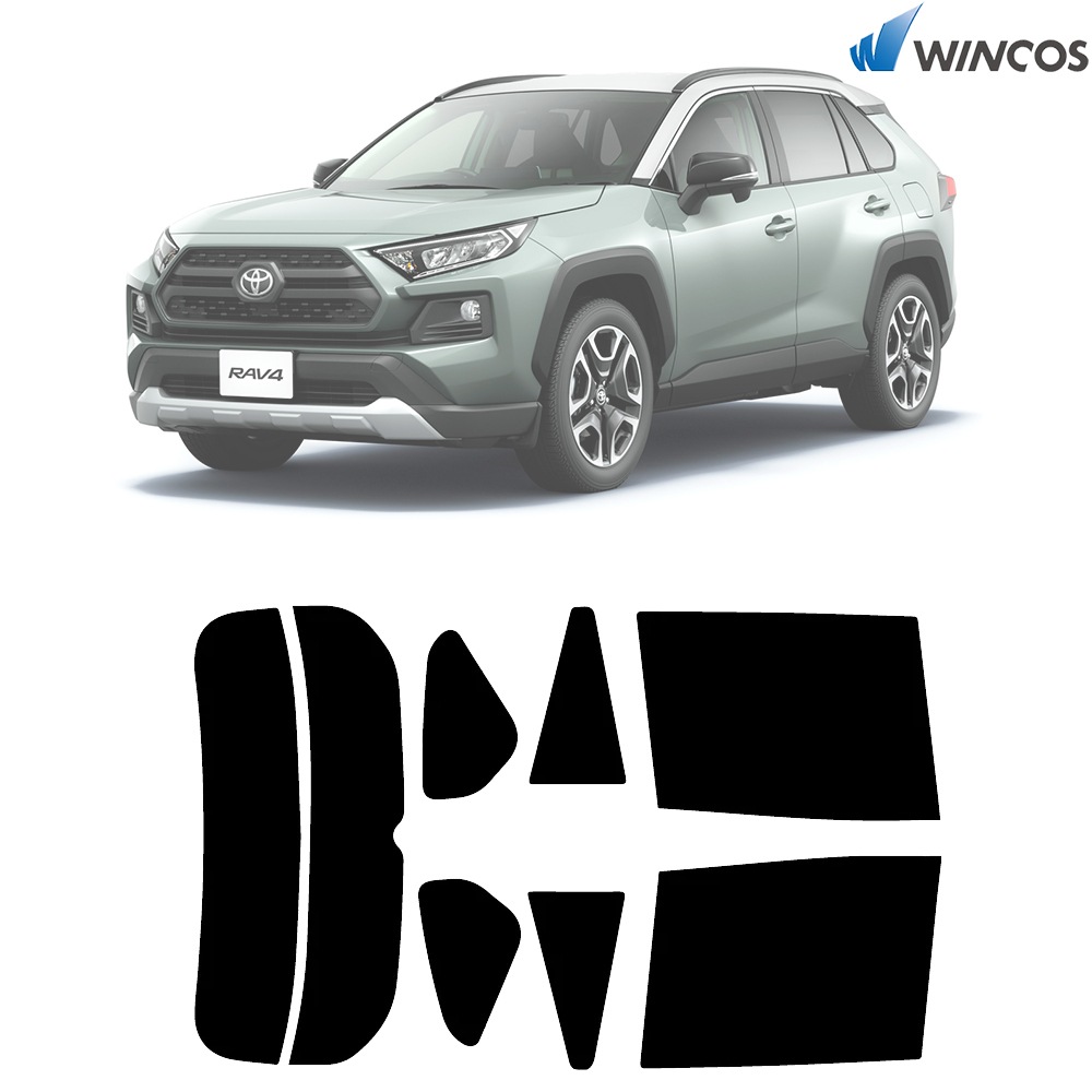 リンテック wincos スタンダードシリーズ  リア全面 トヨタ RAV4/RAV4 ハイブリッド H31.4- 車種別 カット済みカーフィルム 取寄