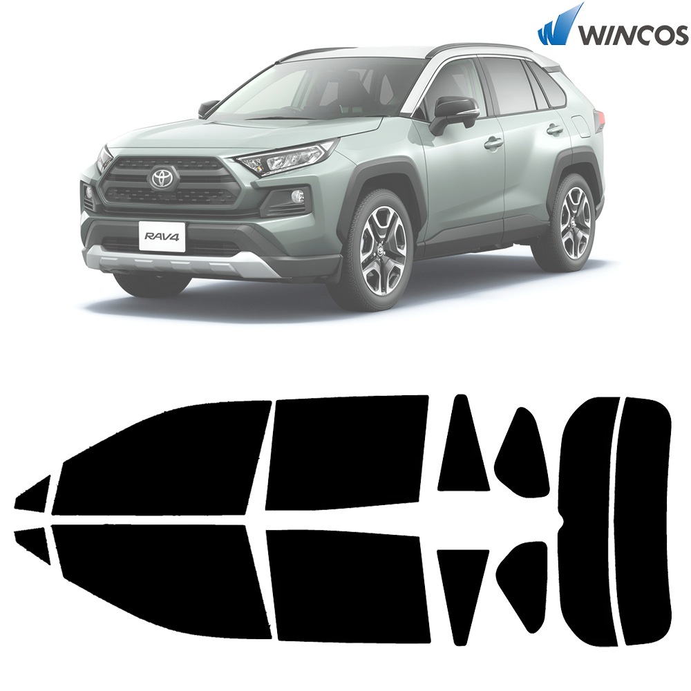 リンテック wincos スタンダードシリーズ  フルセット(リア全面+フロントドア) トヨタ RAV4/RAV4 ハイブリッド H31.4- 車種別 カット済みカーフィルム 取寄