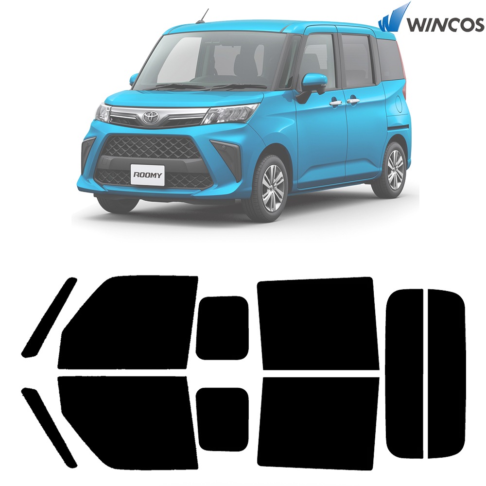 リンテック wincos スタンダードシリーズ  フルセット(リア全面+フロントドア) トヨタ ルーミー(ROOMY) H28.11- 車種別 カット済みカーフィルム 取寄
