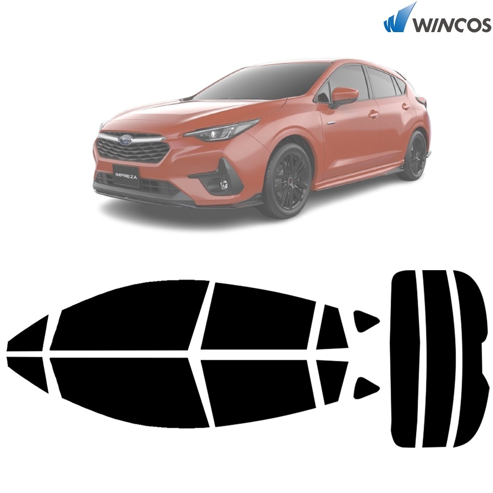 リンテック wincos スタンダードシリーズ  フルセット(リア全面+フロントドア) スバル インプレッサ(IMPREZA) R05.04- 車種別 カット済みカーフィルム 取寄