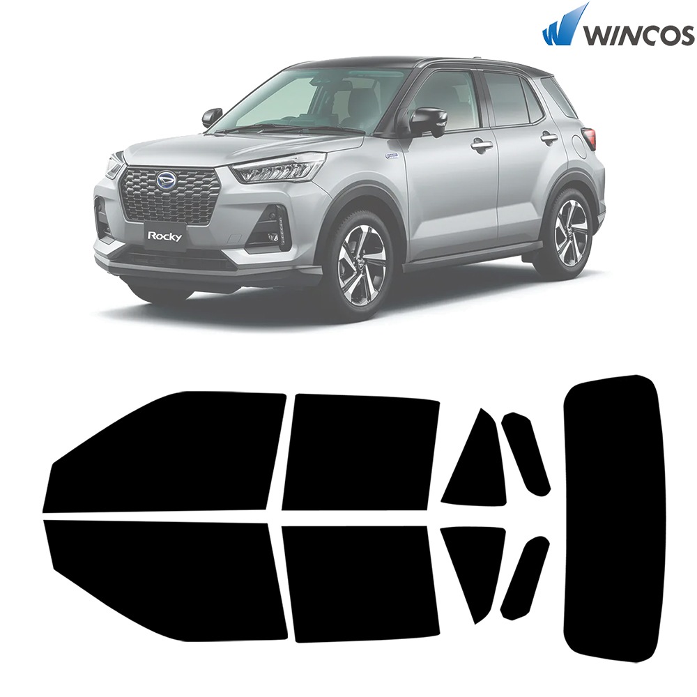 リンテック wincos スタンダードシリーズ  フルセット(リア全面+フロントドア) ダイハツ ロッキー(Rocky) R01.11- 車種別 カット済みカーフィルム 取寄
