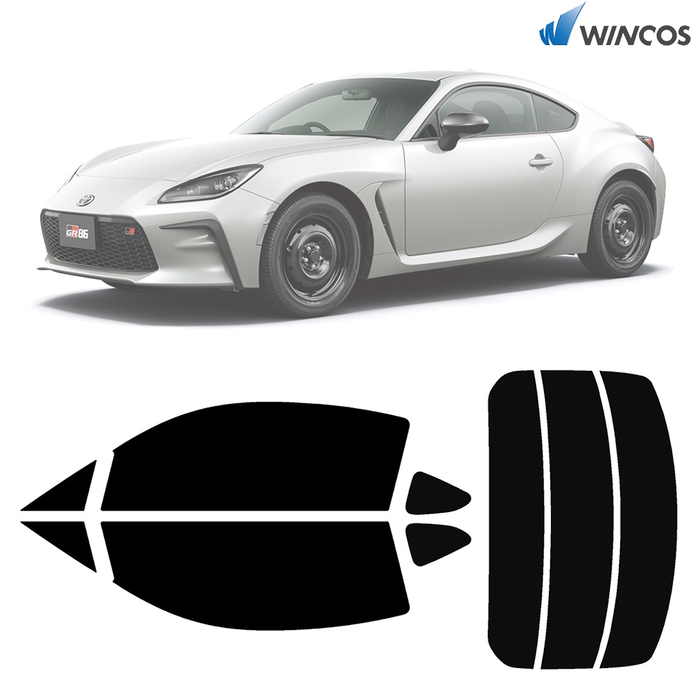 リンテック wincos スタンダードシリーズ  フルセット(リア全面+フロントドア) トヨタ GR86(ハチロク) R03.10- 車種別 カット済みカーフィルム 取寄