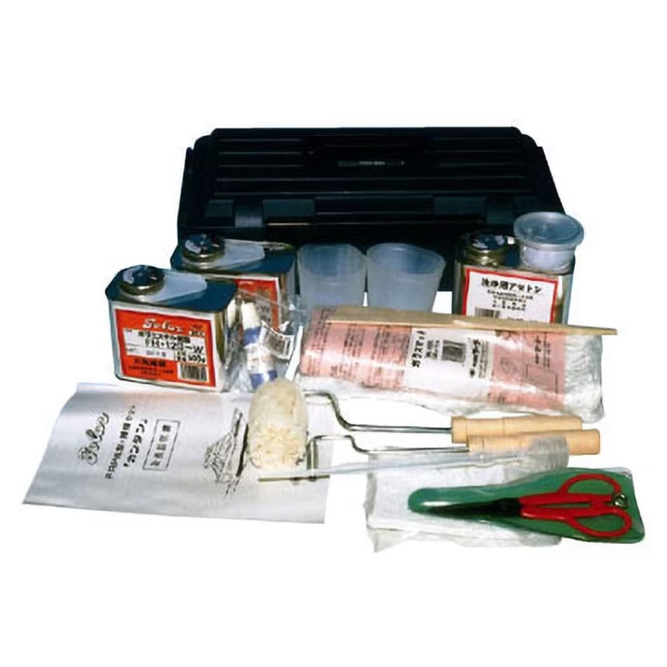 ソーラー カンタン FRP補修セット 成型 補修用 積層用ポリエステル樹脂 FRP 1セット 取寄