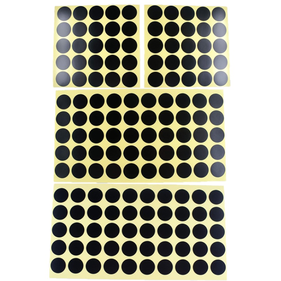 ワールドオートツール パネルブラインドシール 黒  ×1枚(50片) (15φ・20φ・25φ・35φ) 取寄