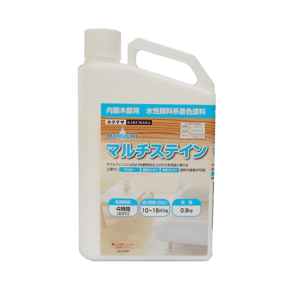 大阪塗料工業 マルチステイン 108 ブラウン 0.9kg 水性顔料系着色塗料 F☆☆☆☆ 取寄