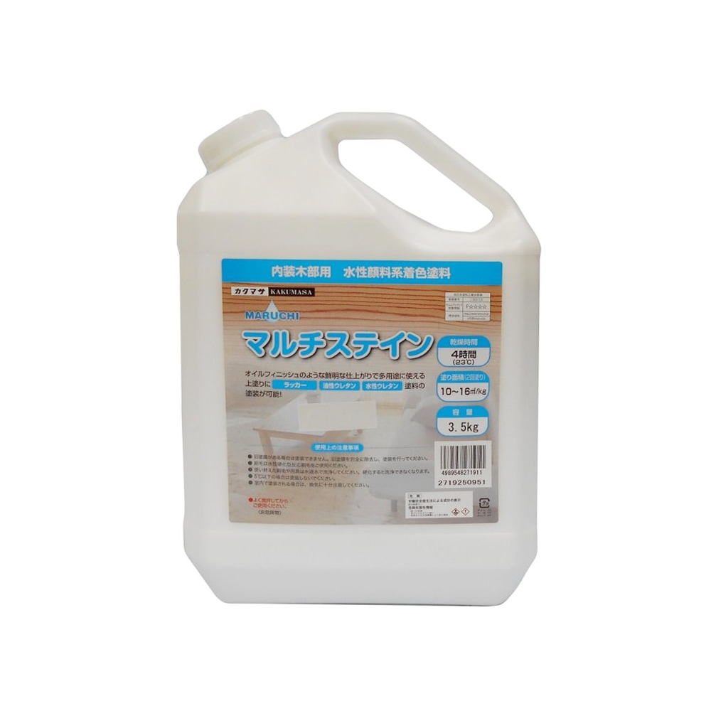 大阪塗料工業 マルチステイン 113 ホワイト 3.5kg 水性顔料系着色塗料 F☆☆☆☆ 取寄