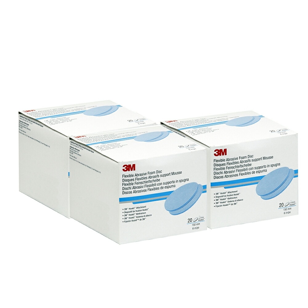 3M フッキット フレックス フォームディスク 127mm径 ワンタッチタイプ 20 枚 ×選べる3箱 セット 即日発送