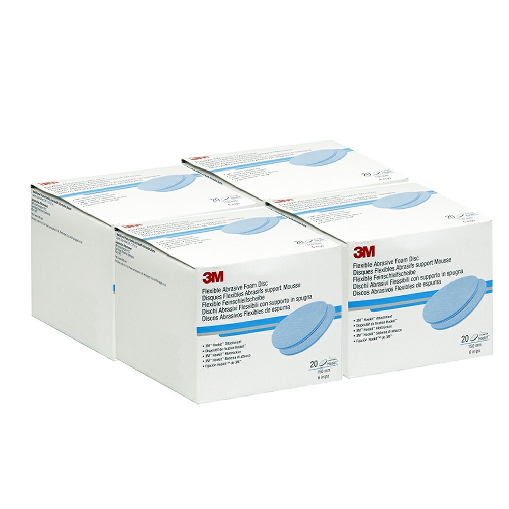 3M フッキット フレックス フォームディスク 127mm径 ワンタッチタイプ 20 枚 ×選べる4箱 セット 即日発送
