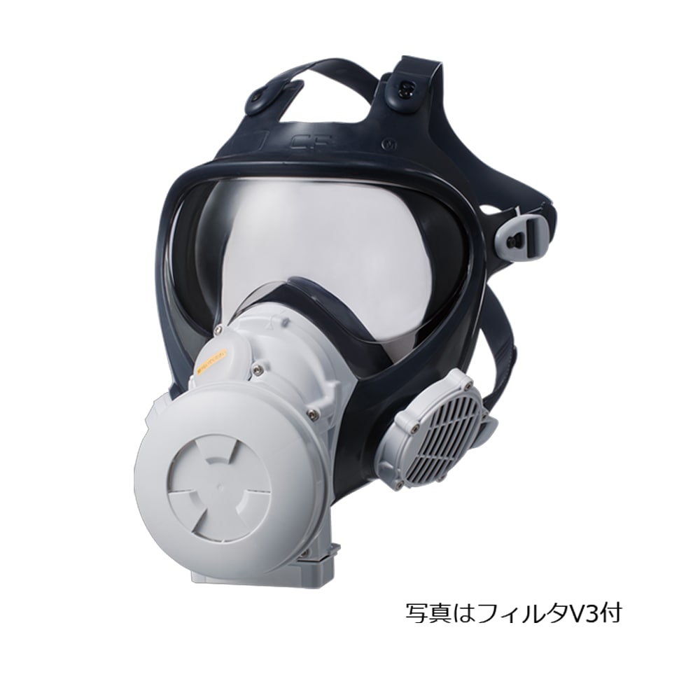重松製作所 電動ファン付 呼吸用保護具 Sy185-H 全面形 Mサイズ 1台 吸収缶､フィルター別売 取寄