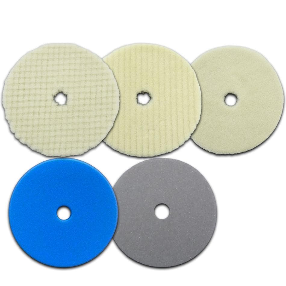 【特別セット】ネットペイント バフ No.1~5 ウール & スポンジ φ170 各1枚 5枚セット 即日発送