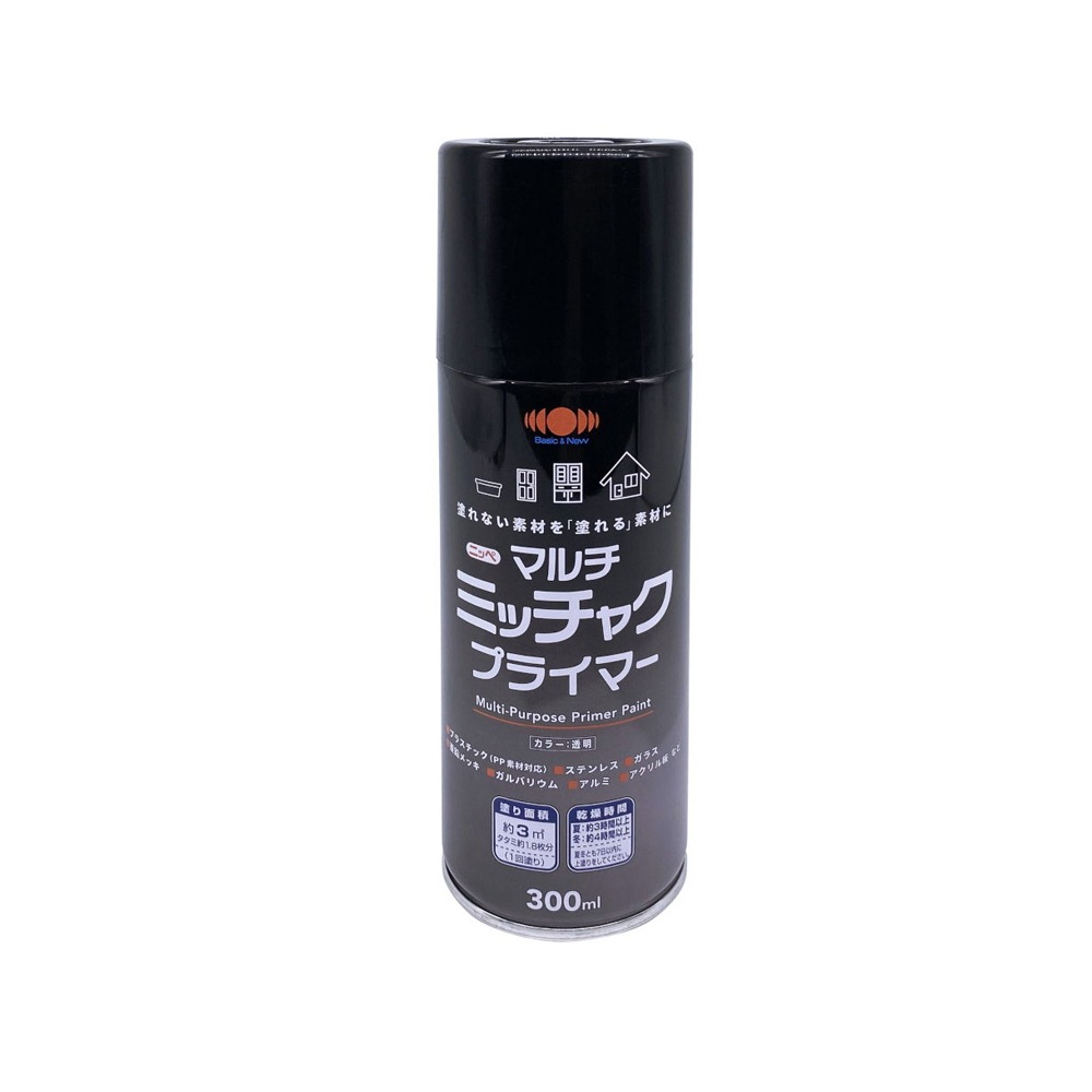 日本ペイント マルチミッチャクプライマー 1液型 300ml スプレータイプ 12本入 (ケース販売) 取寄
