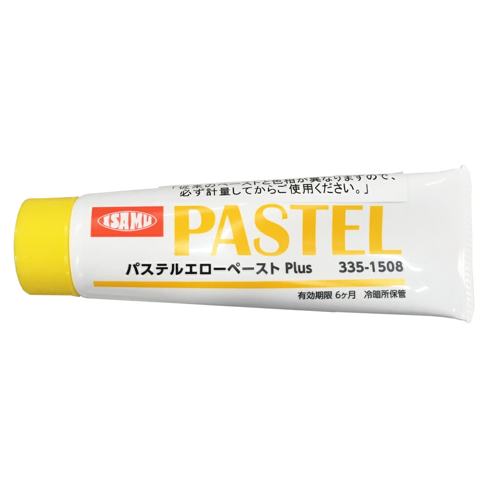 イサム塗料 335-1508-5 パステルエローペーストプラス 80g ×1個  [置き配専用※同梱不可]  即日発送