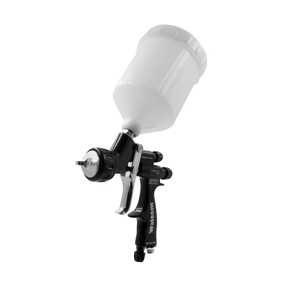 Walcom Genesi Alluminio HALO クリア スプレーガン カップ付 1丁 取寄