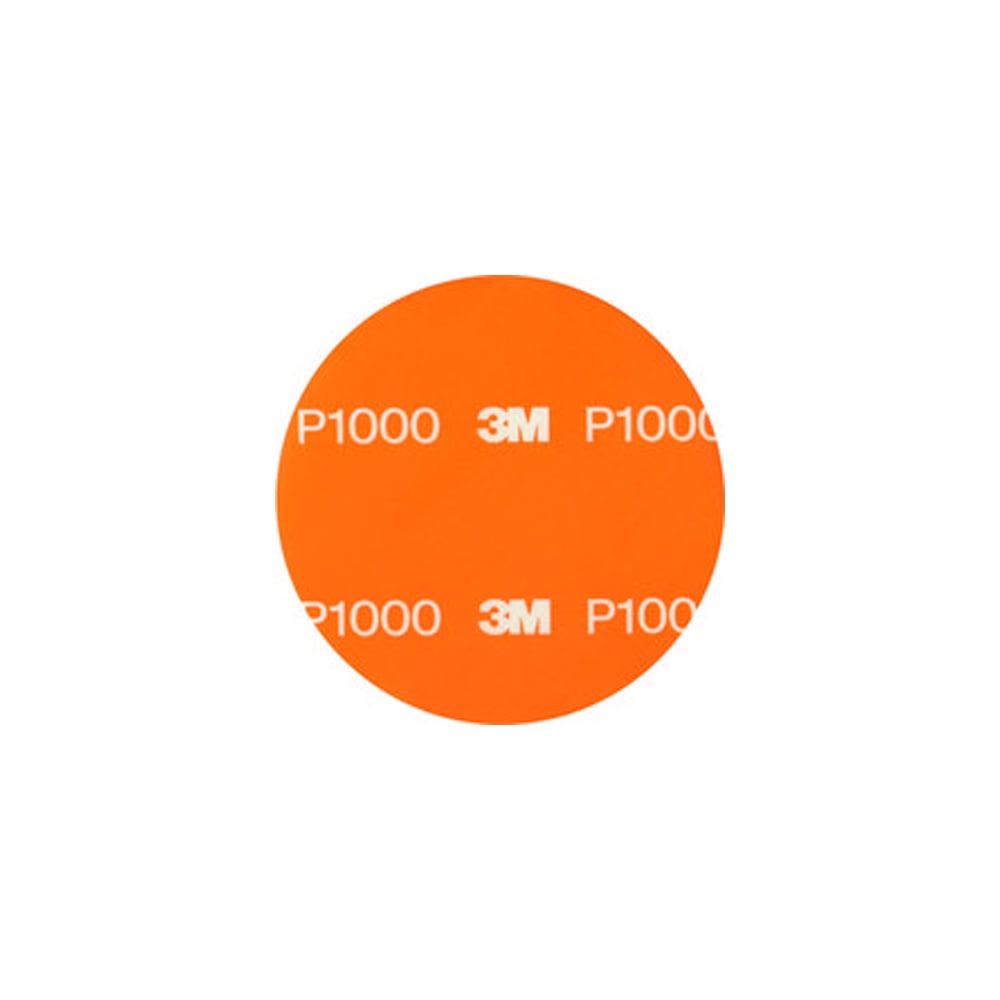 【お試しパック】 3M フッキット 足付けソフト ディスク 穴なし 粒度1000 125mm径 10枚入 A/SOFT DISC 1000R メール便 即日発送