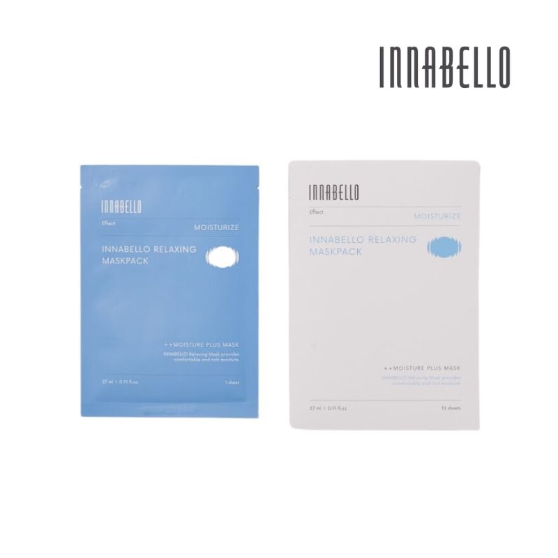 【直送品（買い合わせ不可）】[1箱]INNABELLO(イナベロ) リラクシング シートマスク【使用期限】2027.01.28以降　10枚　