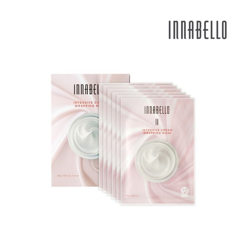 【直送品（買い合わせ不可）】[1箱]INNABELLO(イナベロ) インテンシブ クリーム ラッピング シートマスク【使用期限】2027.04.15以降　6枚　