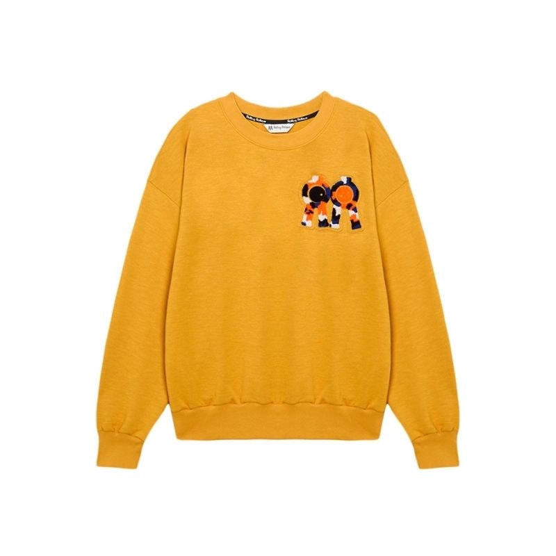 【直送品（買い合わせ不可）】Lサイズ ユニセックス Rolling Rolleye ロールロール キャンディポップ トレーナー マスタード　　