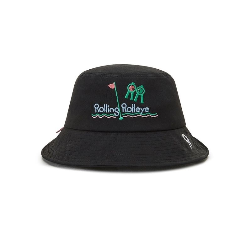 【直送品（買い合わせ不可）】Mサイズ(60cm) Rolling Rolleye バケットグーズ ブラック　　