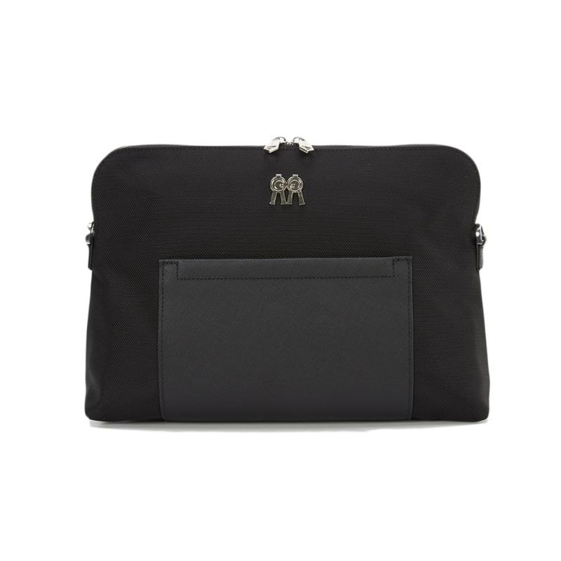 【直送品（買い合わせ不可）】Rolling Rolleye ロール ショルダー シャービンバッグ ブラック　　